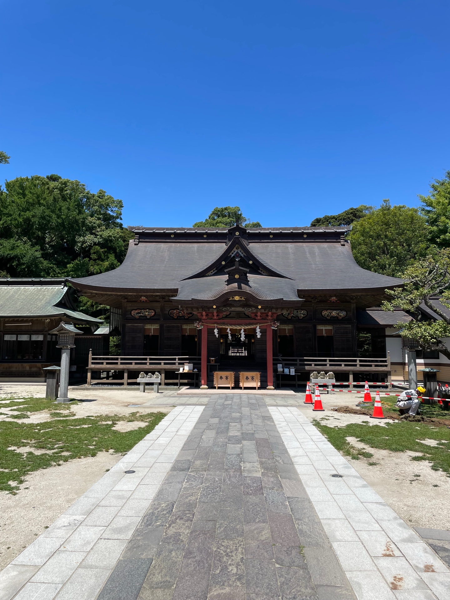 大洗磯前神社の拝殿