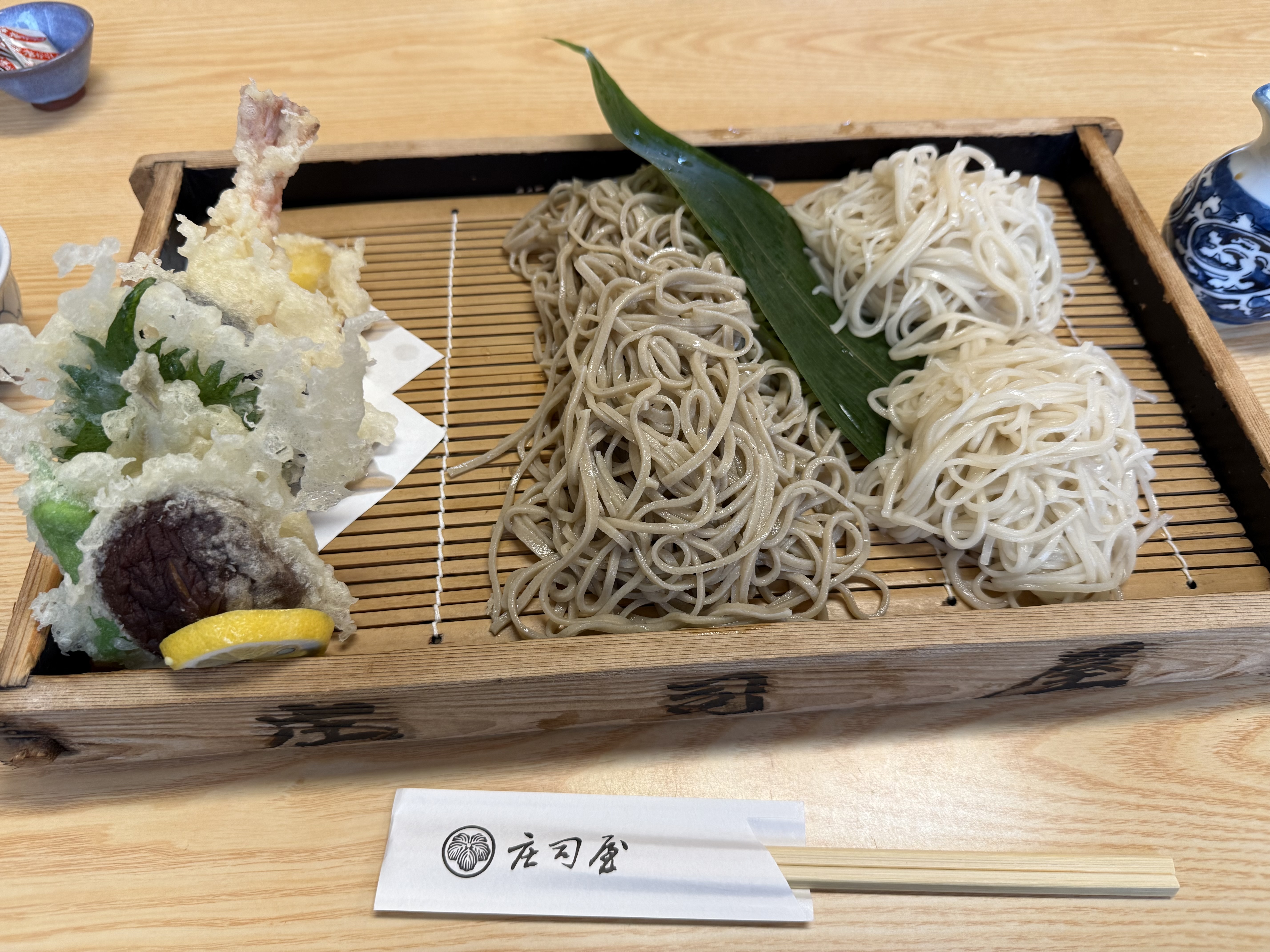 庄司屋の蕎麦と天ぷら